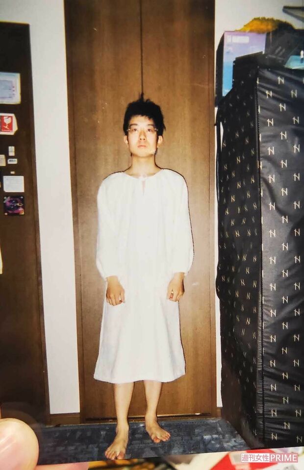 胸の膨らみは、人形を入れていたというきららさん