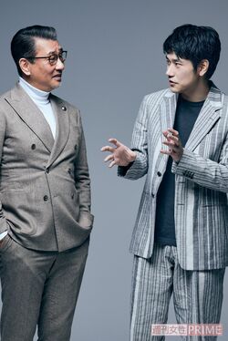 中井貴一・松山ケンイチ　撮影／廣瀬靖士