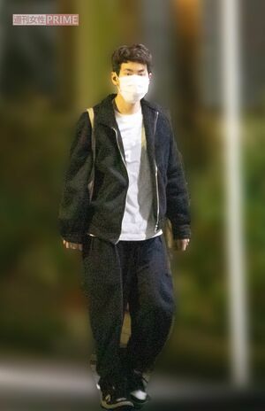 2020年1月、宮迫の息子で芸人の「フライドポテト」藤井陸を目撃