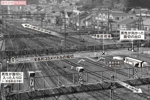 恐怖の踏切、事故はここで発生した