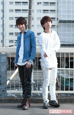 左から和田雅成、安里勇哉　撮影／森田晃博