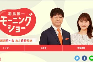 長嶋一茂がコメンテーターとして出演している『羽鳥慎一モーニングショー』