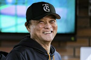 巨人・橋上秀樹監督代行 撮影/共同通信社