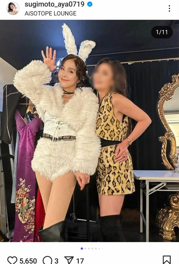 57歳の生誕祭を行った杉本彩（本人のインスタグラムより）