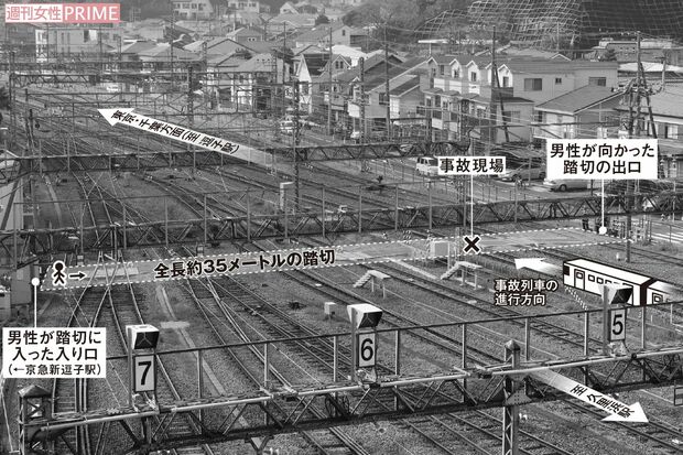 恐怖の踏切、事故はここで発生した