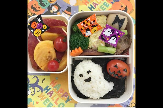ハロウィンのお弁当のよう