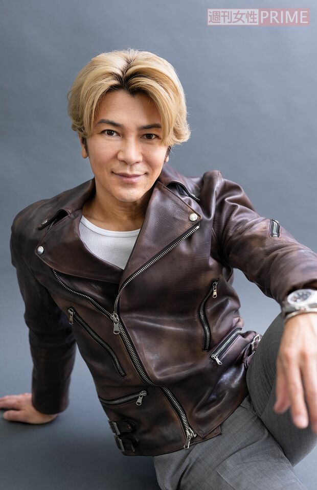 武田真治　撮影／北村史成　ヘアメイク／堀江万智子　スタイリスト／伊藤伸哉