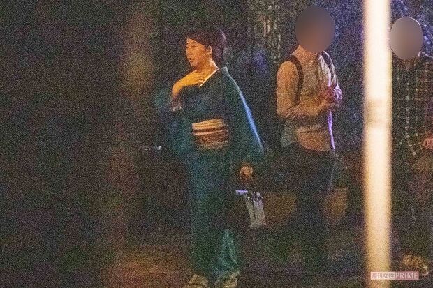 '19 年、ドラマ『偽装不倫』の打ち上げに参加した東村アキコ