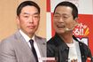 阿部慎之助(左)と桑田真澄
