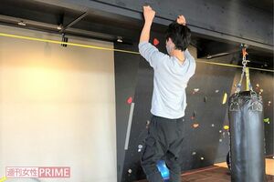 下條雄太郎のパーソナルジムには『SASUKE』にもあるクリフハンガーエリアも作る気合いの入れよう