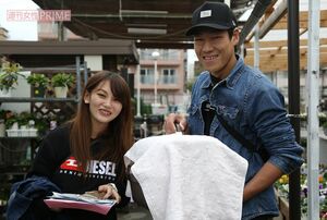 晴れて里親になった２人