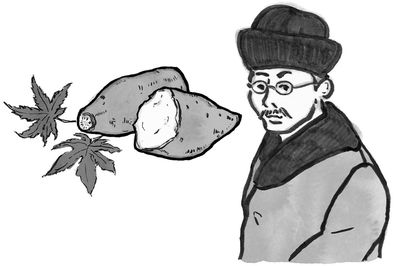 口語体を用いて文章を書く“言文一致”の先駆者でもある二葉亭四迷　イラスト／長田直美