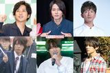 左から時計回りに（二宮和也、山下智久、木村拓哉、山田涼介、平野紫耀、亀梨和也）