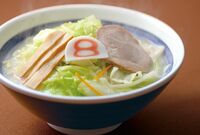 『8番らーめん』の野菜らーめん
