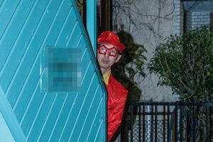 ひょっこりはんを意識？