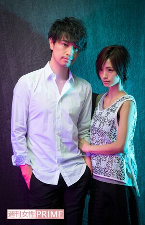 左から斎藤工、上戸彩　撮影／廣瀬靖士