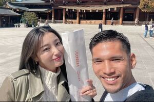 木下優樹菜と三幸秀稔（木下のYouTubeチャンネルより）