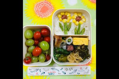 ヒマワリはとうもろこし、おばけはご飯で作るなど、“簡単だけど華やか”が得意分野!