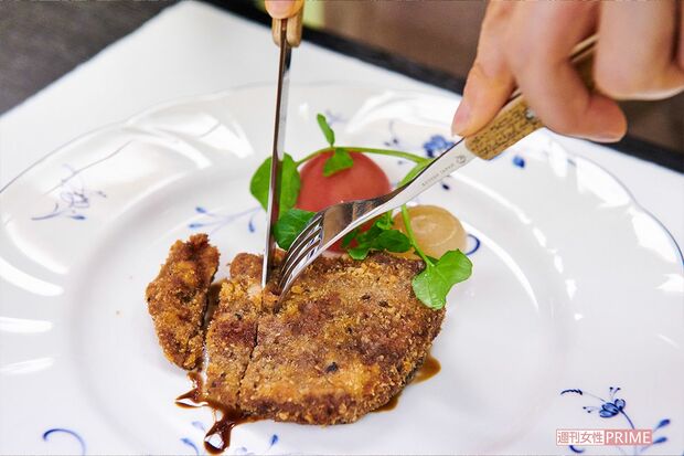 力を入れなくても、びっくりするくらいよく切れる……！　撮影／山田智絵