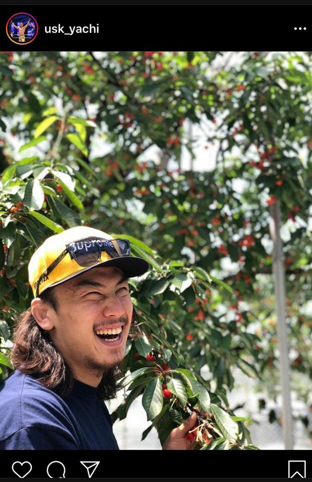 熱愛の川口春奈と矢地祐介、さくらんぼ園デートの様子を時間差でアップ（インスタグラムより）