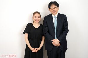森田豊医師と加藤綾菜さん　撮影／伊藤和幸　