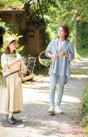 
『趣味の園芸』氷川きよし グリーンサムへの12か月 撮影／廣瀬靖士
