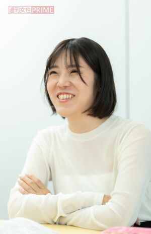 島本理生さん 撮影/佐藤靖彦