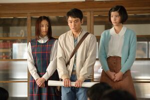 奥茨城村ではいつも一緒だった3人。東京で久しぶりに会うシーンでも、すぐに故郷の“時間”が戻ってくるという　(c)NHK