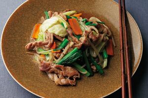 ［豚こま切れ肉］肉野菜炒め　撮影／合田昌弘