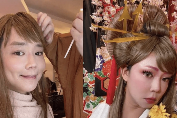 「やっぱ花魁してもほしのあきなんだよな！」とXを更新した楽しんご