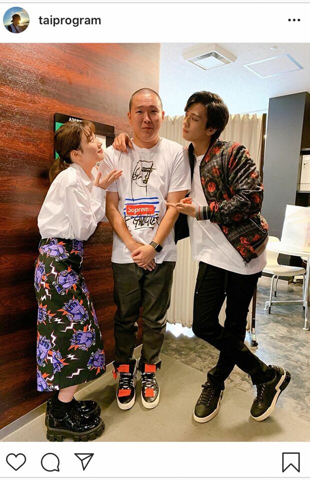 仲の良さを伺える草野大成のインスタグラムの投稿(左から)永野芽郁、草野大成、新田真剣佑(インスタグラムより)
