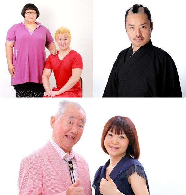 (左上)メイプル超合金、(右上)お侍ちゃん、(下)めいどのみやげの活躍に期待！