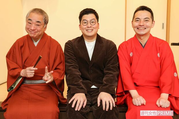 三遊亭好楽と澤井直人と三遊亭とむ