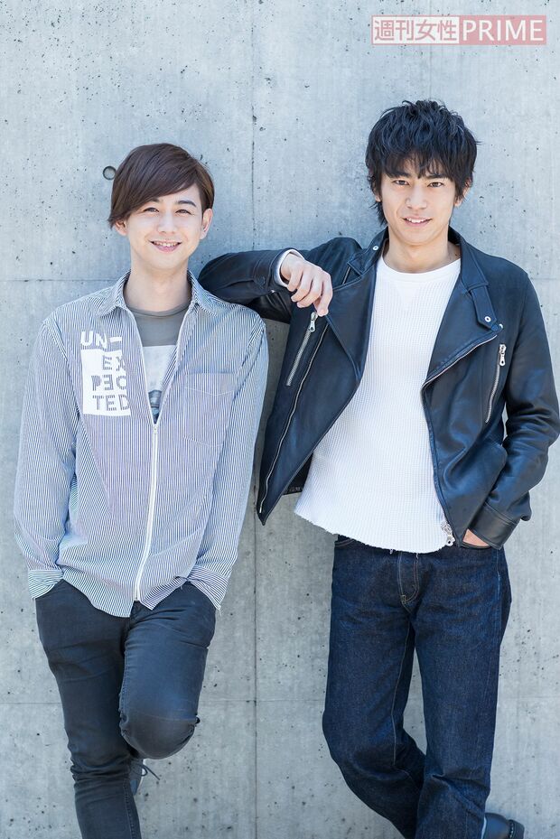 左から柳下大、牧田哲也　撮影／廣瀬靖士