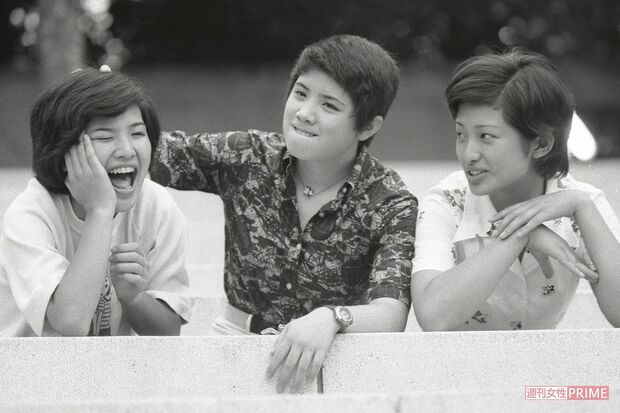 花の中三トリオ（桜田淳子、森昌子、山口百恵さん）