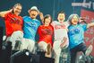 2019年にライブを行ったときのサザン。左から野沢秀行、関口和之、原由子、桑田佳祐、松田弘
