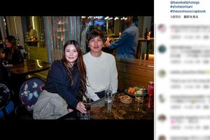 ドジャース関係者のパーティーに出席した水原一平氏と夫人（ジョン・スーフー氏インスタより）