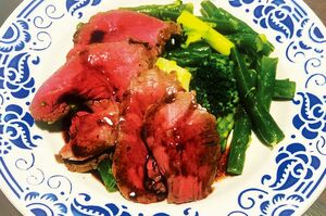 オーブンいらずのローストビーフ