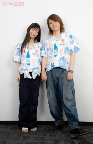 園山真希絵さんとTAKESHIさん 撮影/伊藤和幸