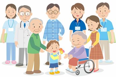 ケアマネジャーや、近隣の人たちとは普段からコミュニケーションを取っておく　※写真はイメージです