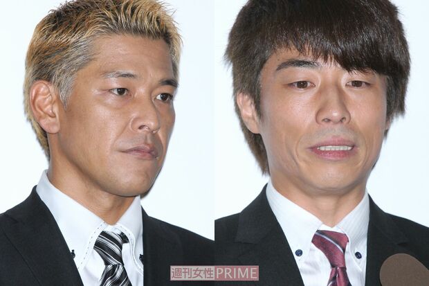(左から)田村亮、田村淳