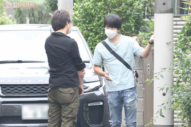 記者の直撃を受ける小澤廉（'22年9月）