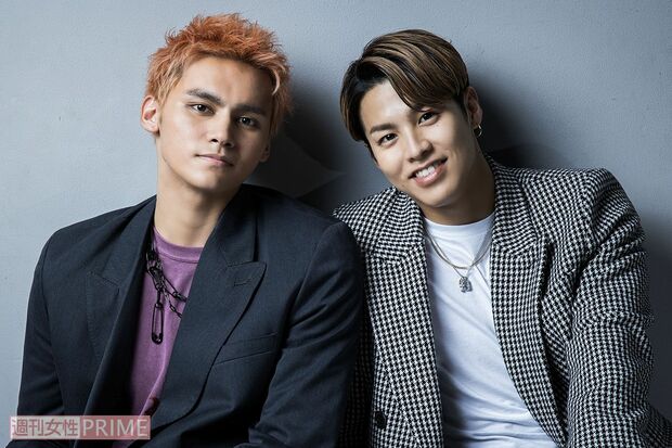 （左から）龍、RIKU 　撮影／廣瀬靖士