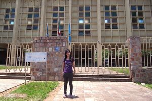 アフリカのブルンジ共和国の裁判所 写真/原口さん提供