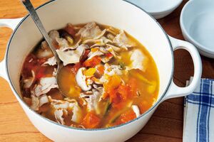 豚肉と野菜の塩だけスープ