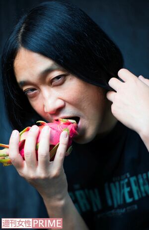 イベント『永野と一緒に映画館でΩを観よう！』を行う芸人・永野　撮影／廣瀬靖士