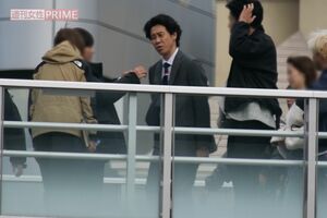 2025年11月3日、ドラマ『ちょっとだけエスパー』撮影に参加した大泉洋