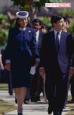 本土復帰から25年の節目の年、両陛下(当時皇太子ご夫妻)そろって沖縄を訪問し、戦争犠牲者に祈りを捧げられた('97年7月)