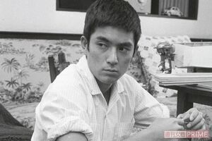 加山雄三。慶應大学を卒業後にデビューした翌年の本誌特写で（'61年）（撮影／本誌写真班）