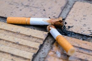 道の側溝や駅前の花壇を灰皿ぐらいに思っているのか!? 歩きタバコオジサンの副害として、吸い殻のポイ捨て問題も